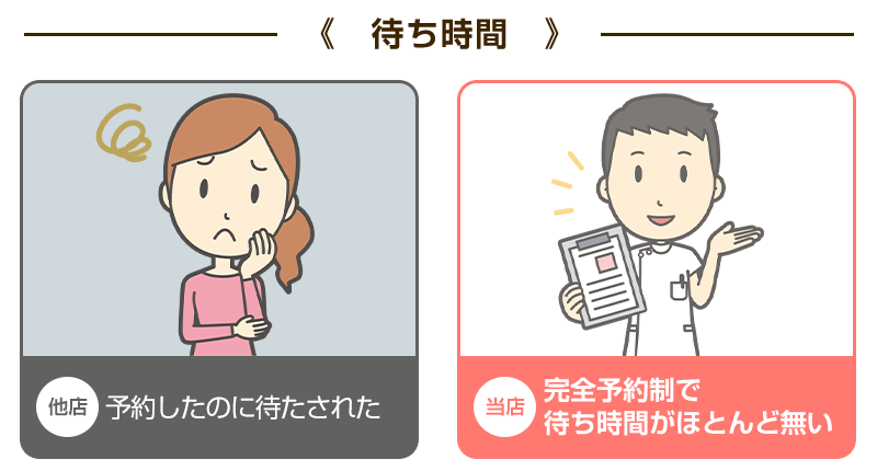 他店と当店の違い