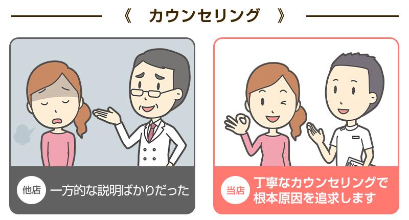 他店と当店の違い