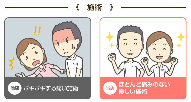 他店と当店の違い